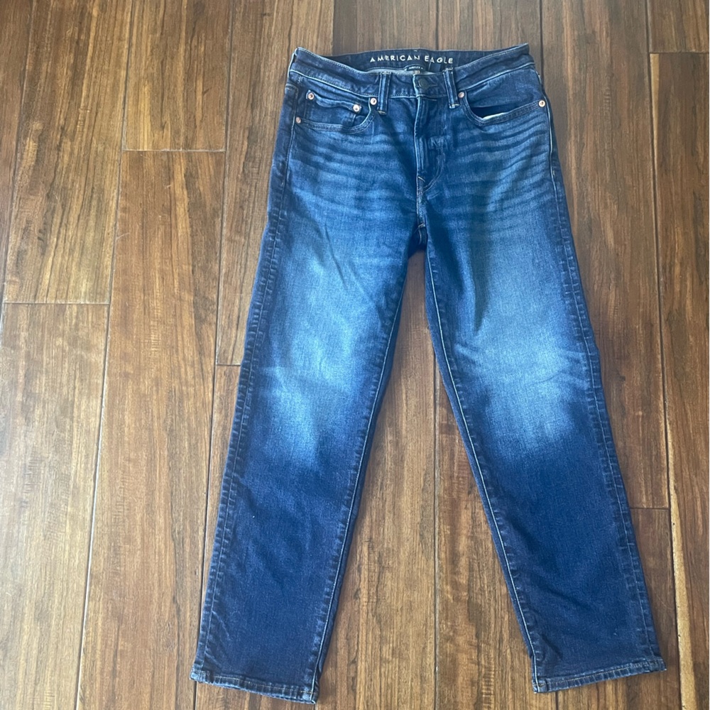 American Eagle Outfitters Men’s 28x30 Airflex+ Athletic Straight Jeans